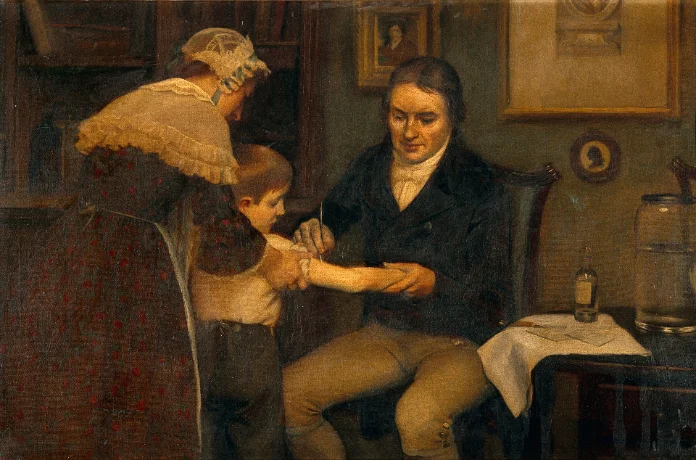 Jenner-era vaccination print